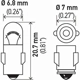 Purchase Top-Quality Clock Light by HELLA - 3898TB pa6