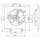 Purchase Top-Quality Condenser Fan Assembly by TYC - 610410 pa8