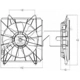 Purchase Top-Quality Condenser Fan Assembly by TYC - 611130 pa12