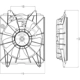 Purchase Top-Quality Condenser Fan Assembly by TYC - 611140 pa9