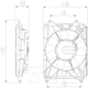 Purchase Top-Quality Condenser Fan Assembly by TYC - 611350 pa3