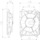 Purchase Top-Quality Condenser Fan Assembly by TYC - 611350 pa4