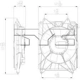 Purchase Top-Quality Condenser Fan Assembly by TYC - 611350 pa9