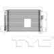 Purchase Top-Quality Condenser by TYC - 30015 pa3