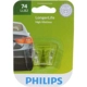 Purchase Top-Quality Console Light by PHILIPS - 74LLB2 pa5