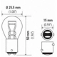 Purchase Top-Quality Cornering Light by HELLA - 1157TB pa16