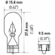 Purchase Top-Quality Cornering Light (Pack of 10) by HELLA - 921 pa1
