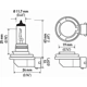 Purchase Top-Quality Cornering Light by HELLA - H11P50TB pa2