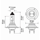 Purchase Top-Quality Cornering Light by HELLA - H7-100WTB pa1