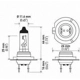 Purchase Top-Quality Cornering Light by HELLA - H7-100WTB pa15