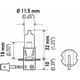 Purchase Top-Quality Cornering Light by HELLA - H71070662 pa11