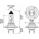 Purchase Top-Quality Cornering Light by HELLA - H7-70W pa8