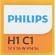 Purchase Top-Quality Cornering Light by PHILIPS - H1C1 pa111