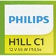 Purchase Top-Quality Cornering Light by PHILIPS - H1LLC1 pa22