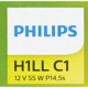 Purchase Top-Quality Cornering Light by PHILIPS - H1LLC1 pa6