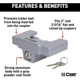 Purchase Top-Quality Coupler Lock by CURT MANUFACTURING - 23081 pa14