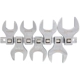 Purchase Top-Quality SUNEX - SUN-9720 - Crowfoot Wrench Sets pa7