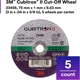 Purchase Top-Quality 3M - 33456 - Cubitron II Cut-Off Wheel (Pack of 5) pa18