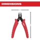 Purchase Top-Quality MILWAUKEE - 48-22-6105 - Mini Flush Cutters pa3