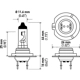 Purchase Top-Quality Daytime Running Light by HELLA - H7-70W pa3