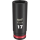 Purchase Top-Quality MILWAUKEE - 49-66-6159 - Impact Duty 3/8"Drive 17MM Deep 6 Point Socket pa1