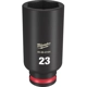 Purchase Top-Quality MILWAUKEE - 49-66-6164 - Impact Duty 3/8"Drive 23MM Deep 6 Point Socket pa1