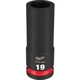 Purchase Top-Quality MILWAUKEE - 49-66-6280 - Impact Duty 1/2"Drive 19MM Deep 6 Point Socket pa1