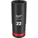 Purchase Top-Quality MILWAUKEE - 49-66-6283 - Impact Duty 1/2"Drive 22MM Deep 6 Point Socket pa1