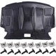 Purchase Top-Quality Front Forward Engine Splash Shield - FO1228165 5