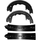 Purchase Top-Quality BENDIX - 357 - Premium Rear Drum Brake Shoes 1