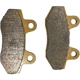 Purchase Top-Quality Rear Parking Brake Pads by DYNAMIC FRICTION COMPANY - 4000-2069-00 1