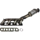 Purchase Top-Quality DAVICO - 17225 - Exhaust Manifold with Integrated Catalytic Converter pa1