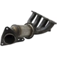 Purchase Top-Quality DAVICO - 19203 - Exhaust Manifold with Integrated Catalytic Converter pa3