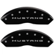 Purchase Top-Quality Disc Brake Caliper Cover by MGP CALIPER COVERS - 10202SMB2BK pa1