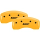Purchase Top-Quality MGP CALIPER COVERS - 14256SMGPYL - Gloss Yellow Caliper Covers with MGP Engraving pa2