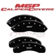 Purchase Top-Quality Couvercle d'étrier de frein  par MGP CALIPER COVERS - 42014SMGPBK pa5
