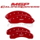 Purchase Top-Quality Disc Brake Caliper Cover by MGP CALIPER COVERS - 42014SMGPRD pa2