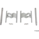 Purchase Top-Quality Disc Brake Hardware Kit by GENUINE OE - 955 352 960 00 pa1