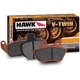 Purchase Top-Quality Plaquette de frein à disque par HAWK PERFORMANCE - HMC5004 pa8