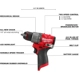 Purchase Top-Quality MILWAUKEE - 3404-20 - Hammer Drill/Driver pa4