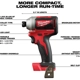 Purchase Top-Quality MILWAUKEE - 2850-20 - Hex Impact Driver Bare Tool pa5
