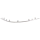 Purchase Top-Quality Driver Side Front Bumper Molding - MB1046130 pa1