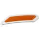 Purchase Top-Quality VARIOUS MANUFACTURERS - AU1084100C - Driver Side Front Bumper Reflector pa5