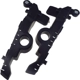 Purchase Top-Quality Driver Side Front Bumper Support Bracket - GM1062142 pa2