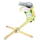 Purchase Top-Quality Driver Side Front Door Glass Regulator by SHERMAN PARTS - 898-910AL pa1
