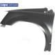 Purchase Top-Quality Driver Side Front Fender Assembly - CH1240262C pa7