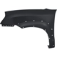 Purchase Top-Quality Driver Side Front Fender Assembly - HY1240136C pa2