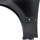 Purchase Top-Quality Driver Side Front Fender Assembly - MB1240125V pa5