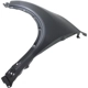 Purchase Top-Quality Driver Side Front Fender Assembly - NI1240212C pa9