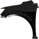 Purchase Top-Quality Driver Side Front Fender Assembly - GM1240374C pa4
